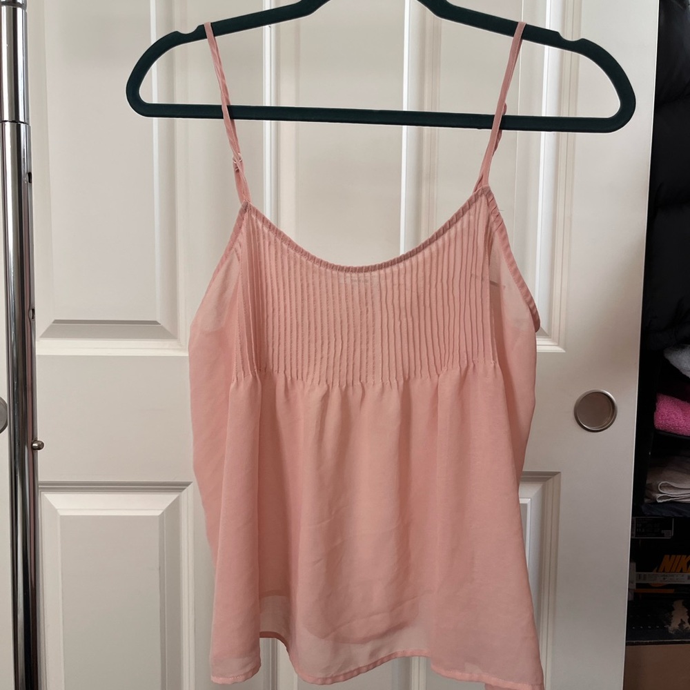 Kimchi Blue Soft Pink Sheer Camisole